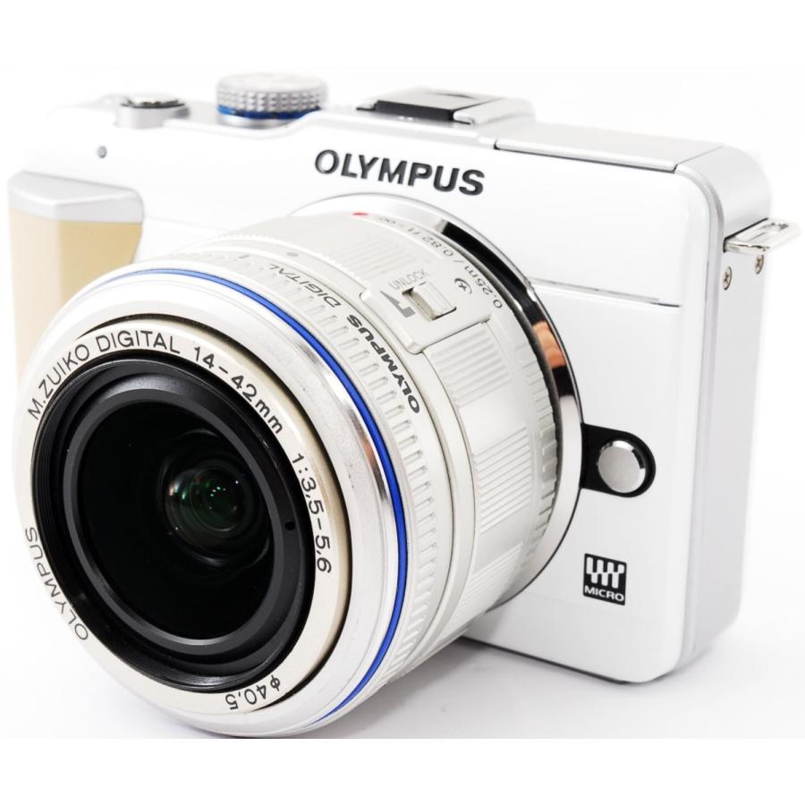 OLYMPUS PEN オリンパス ミラーレス ペン E-PL1 レンズキット ホワイト