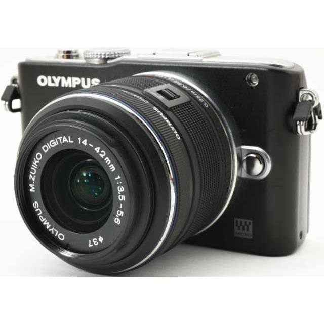 OLYMPUS PEN オリンパス ミラーレス Lite E-PL3 レンズキット ブラック