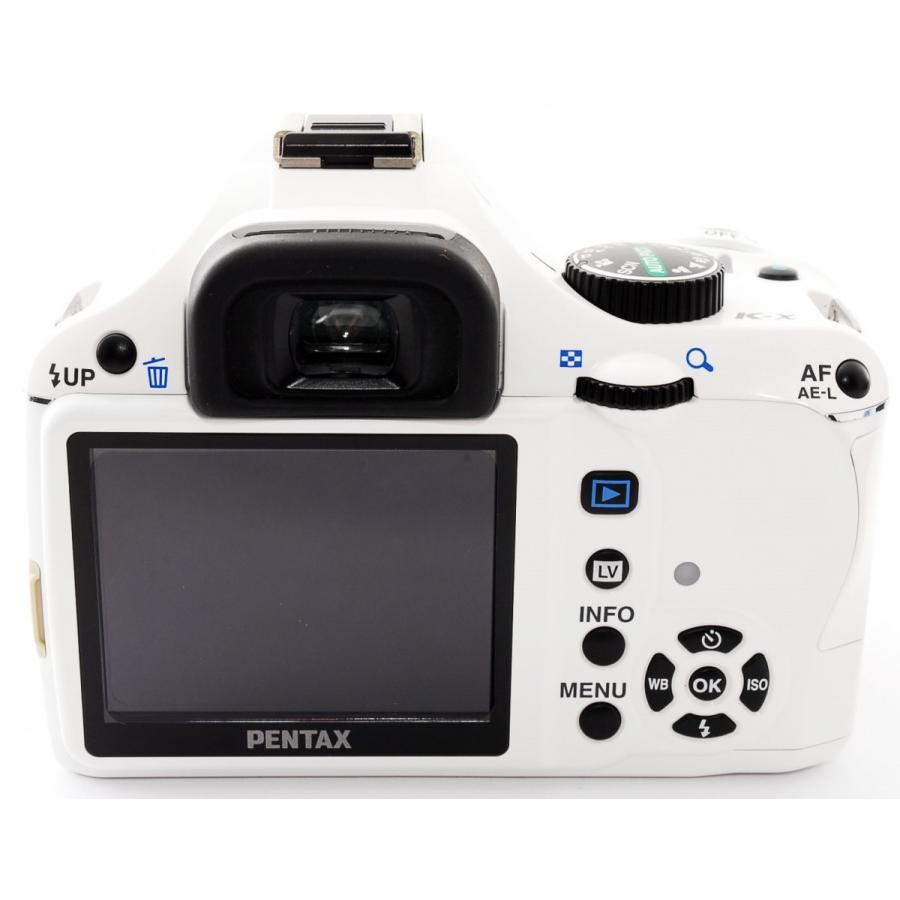 ペンタックス デジタル一眼 PENTAX K-X ホワイト レンズキット 中古