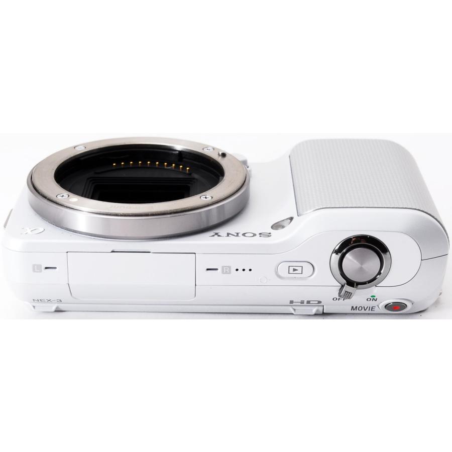 NEX ソニー ミラーレス SONY α NEX-3 ズームレンズキット ホワイト