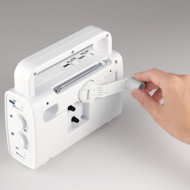 CITIZEN（シチズン） 防災クロック ホワイト 4RQ001-003 多機能型防災