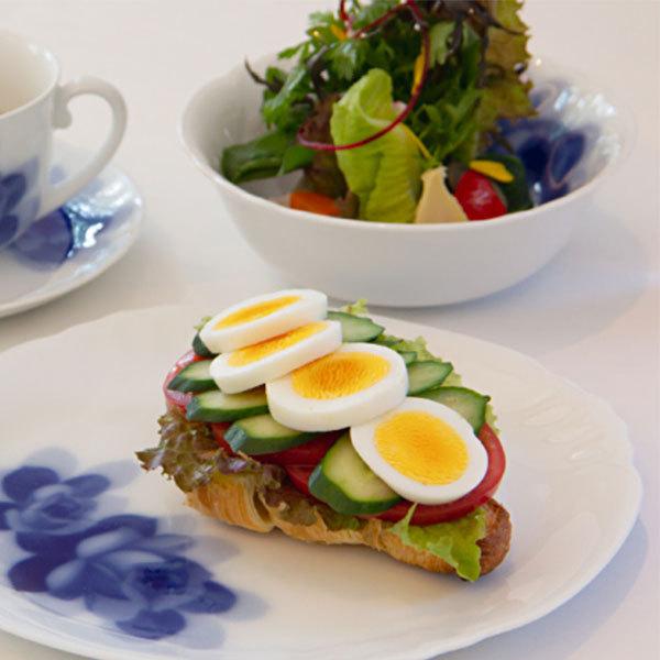 大倉陶園 食器 お皿 ブルーローズジャネット 23cmプレート : テーブル