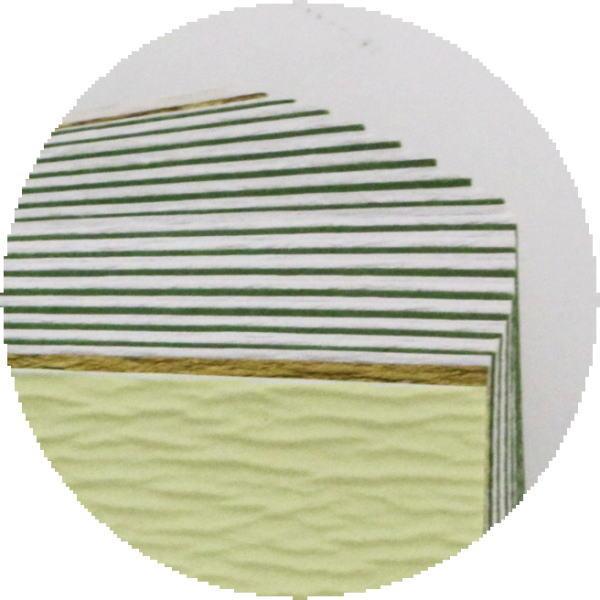 茶道具 炭道具 紙釜敷 檀紙 若草色 山崎吉左衛門作 紙釜敷き 茶道