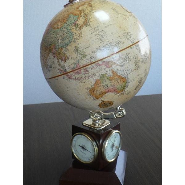 リプルーグル地球儀／ウェザーウォッチ型 （気圧計、湿度計、温度計