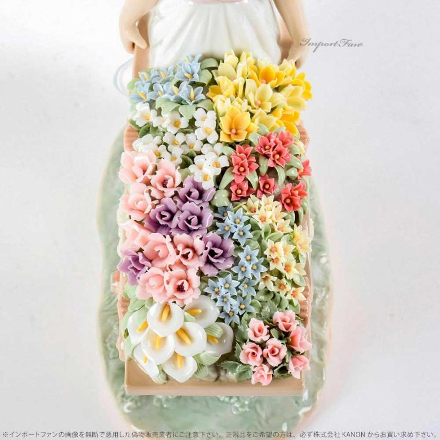 リヤドロ 花売りの姉妹 Vendiendo flores 5537 美品 リヤドロ 花売りの