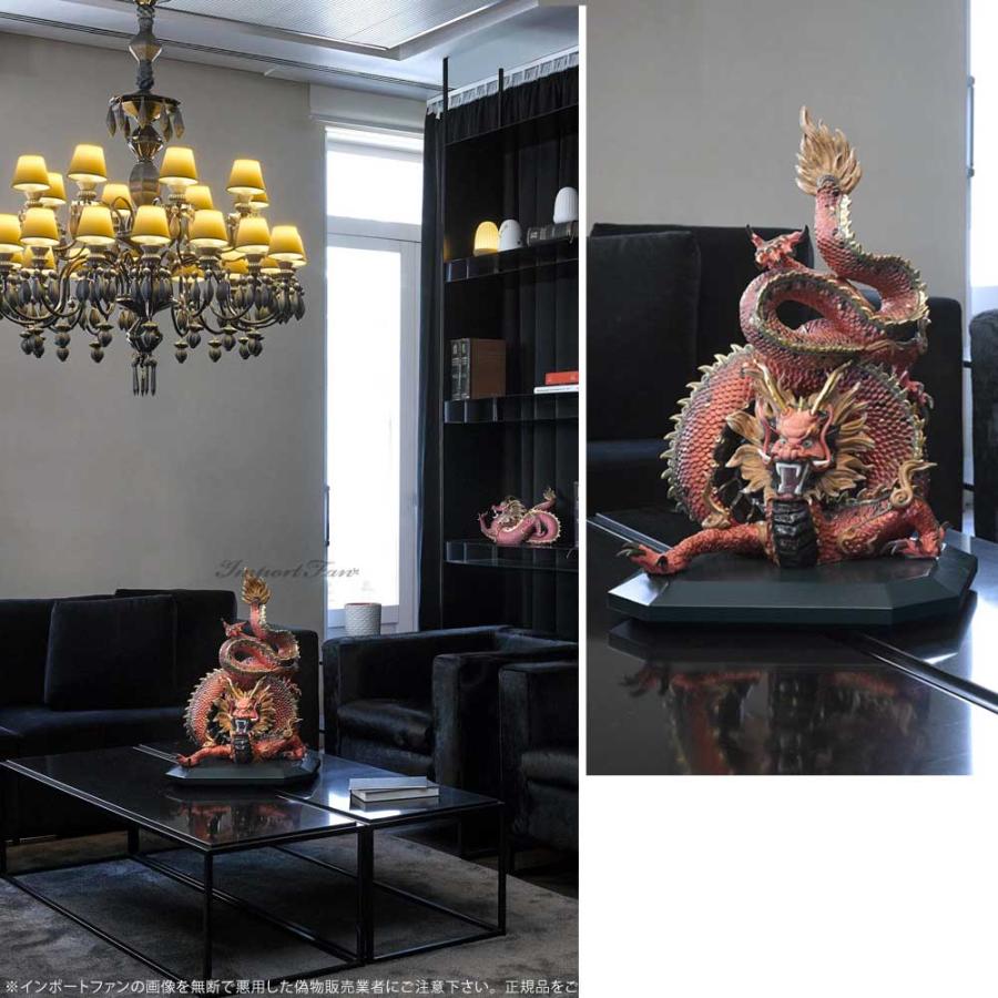 LLADRO（リヤドロ） 守護龍 辰 ドラゴン レッド 世界限定製作888体