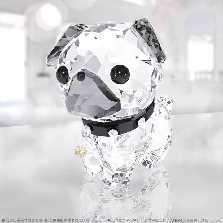 新品限定 SWAROVSKI スワロフスキー パグ PUG フィギュリン 置物 最高