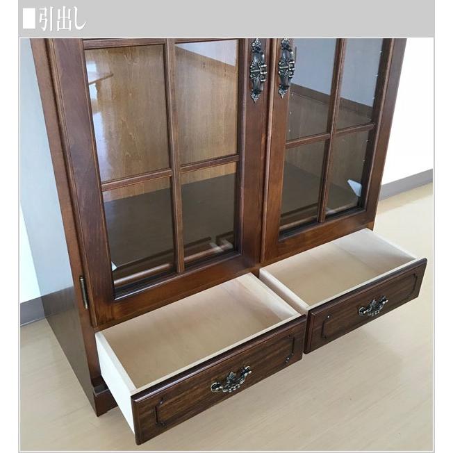 COLONIAL（カリモク家具） カリモク サイドボード アンティーク ガラス