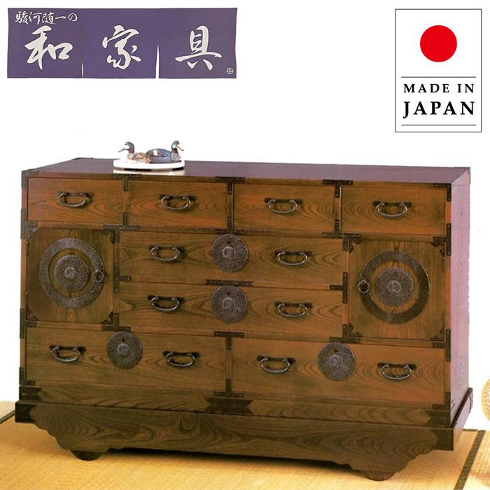 車箪笥 和風 車タンス 和室 車ダンス 木製 車たんす 完成品 チェスト