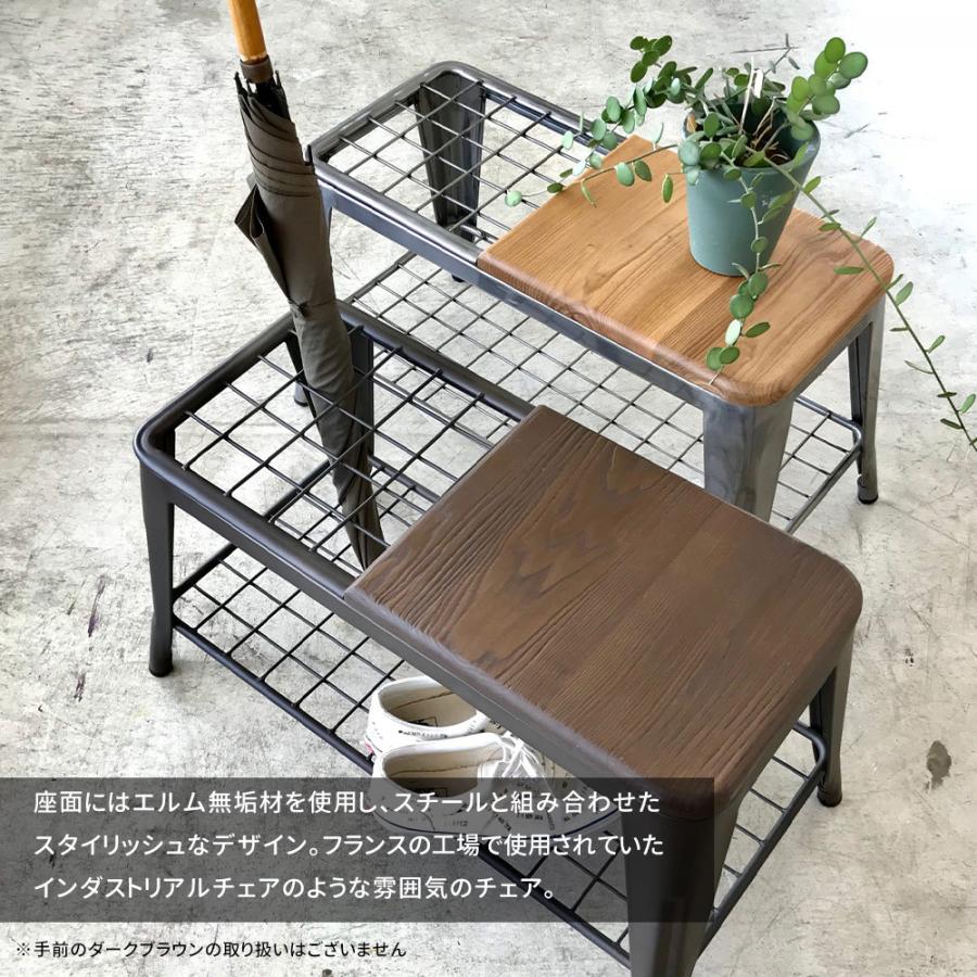 マットブラックでアイアンなベンチ＆シューズラック♪ 300×1163