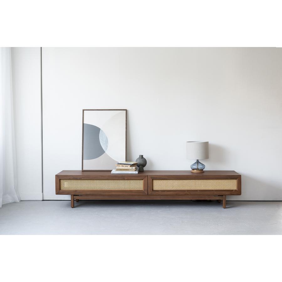 テレビ台 180 おしゃれ 北欧 モダン テレビボード チーク 無垢材 収納