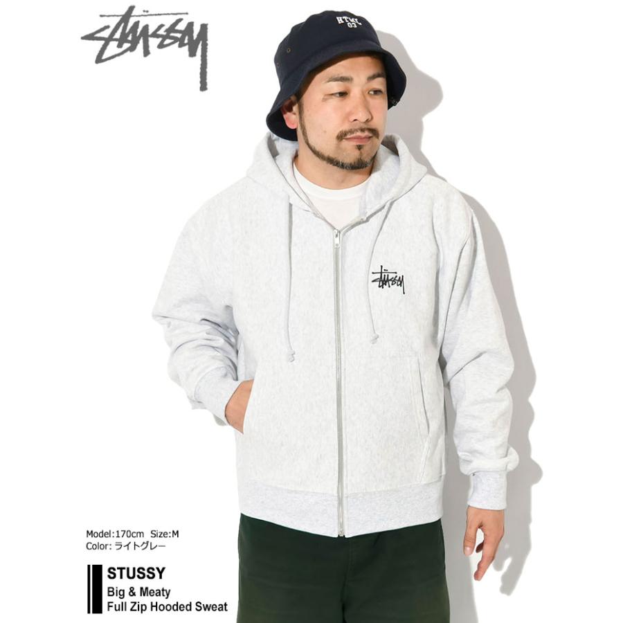STUSSY（ステューシー） パーカー ジップアップ メンズ Big & Meaty