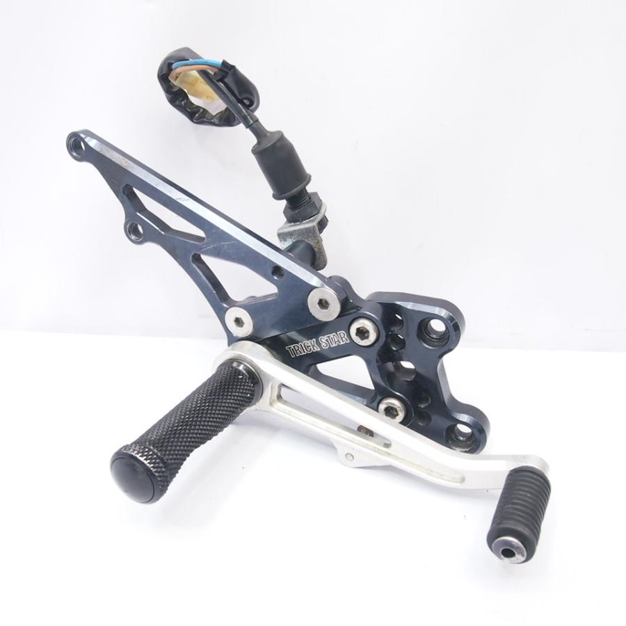 曲がりなし!ZZ-R1400 ZXT40A-002 トリックスター製バックステップ右 06