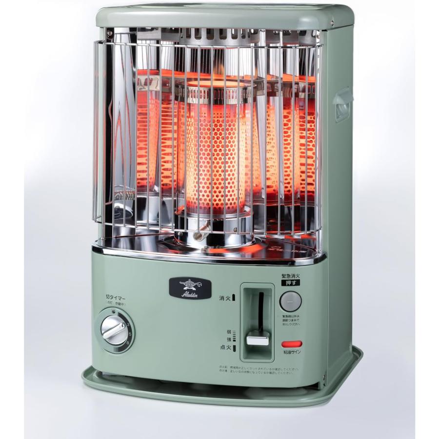 アラジン（Aladdin） CAP-U2801(G)タイマー付き石油ストーブ グリーン