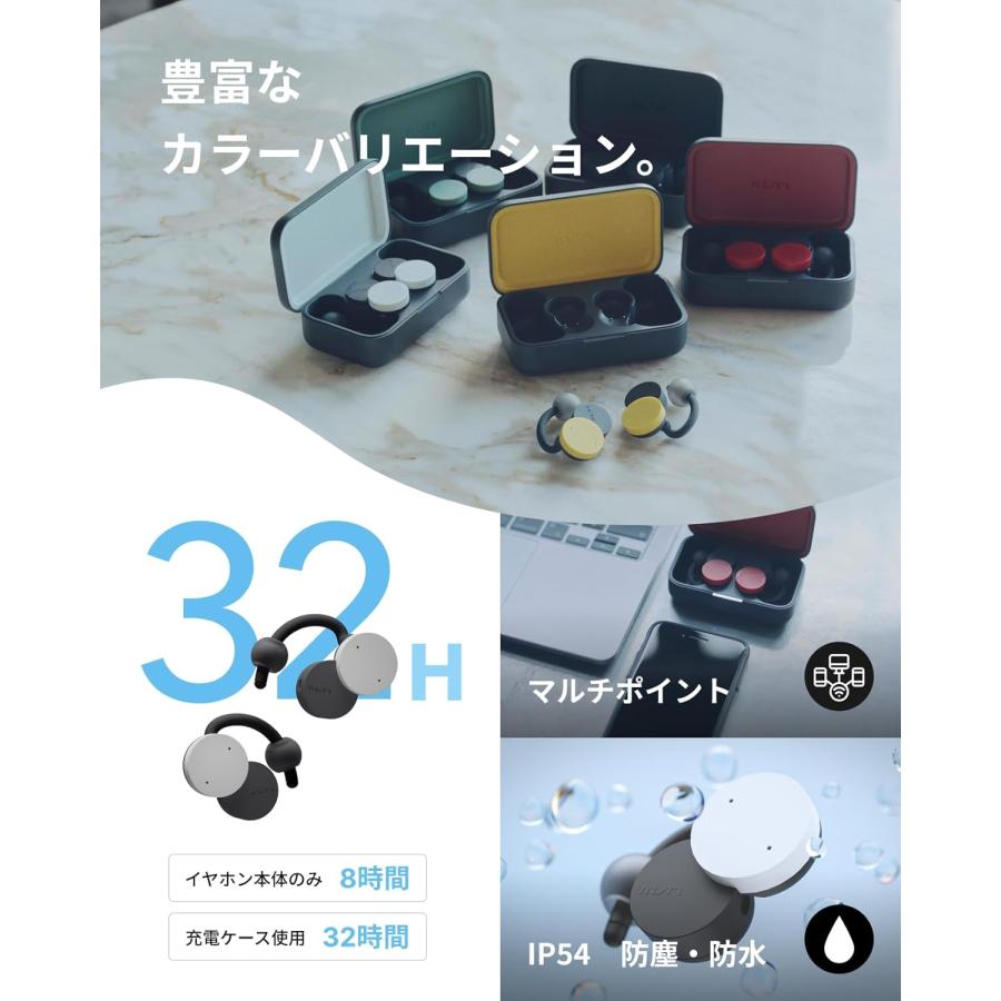 nwm（ヌーム） オープンイヤー型 完全ワイヤレス 耳スピーカー nwm