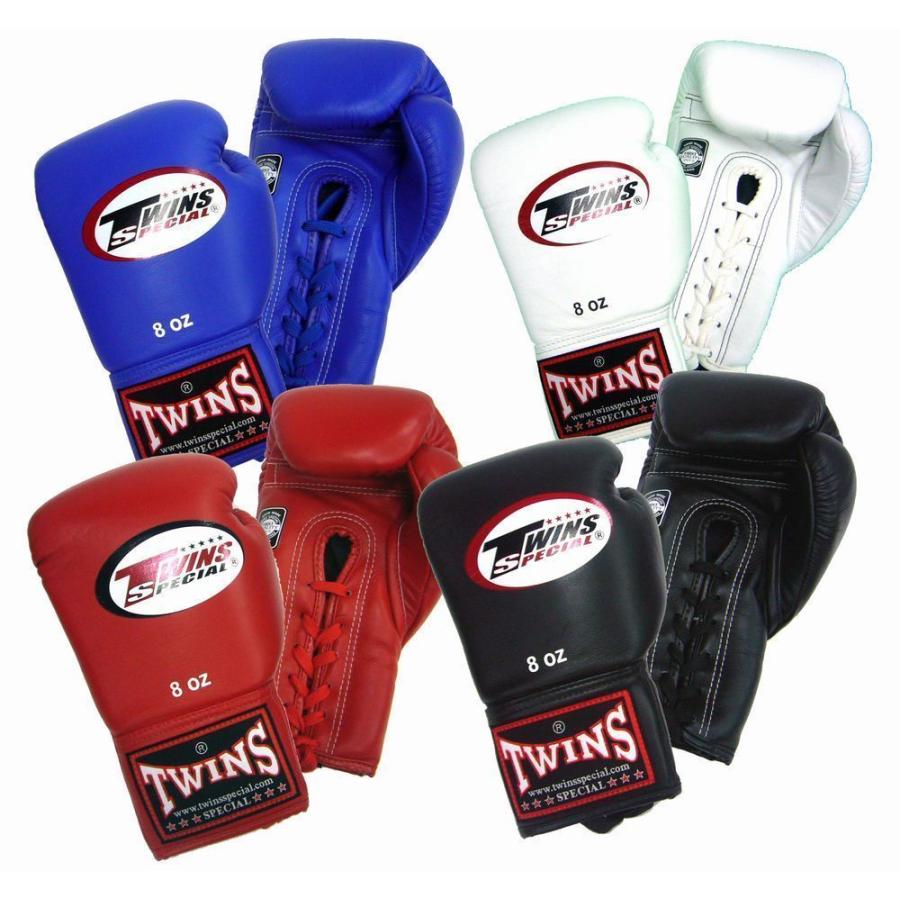 Twins ボクシンググローブ(ひも式) 本革製 16オンス : アイ・エフ