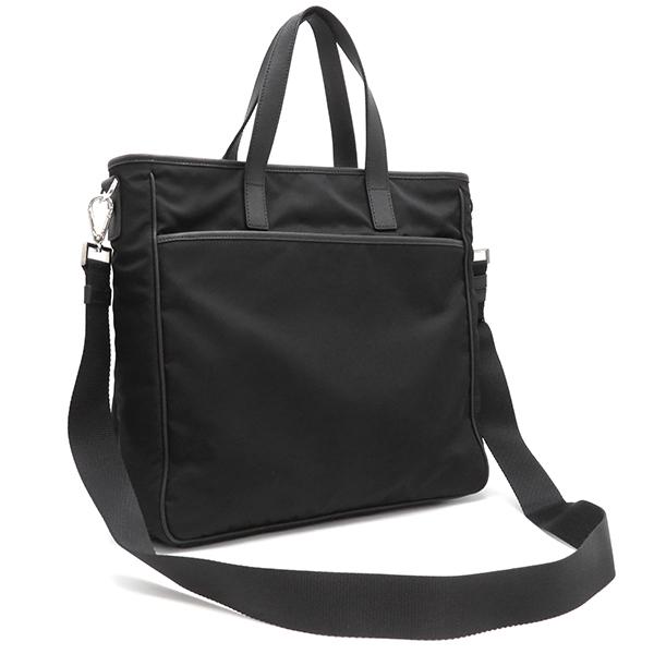 PRADA（プラダ） 2WAYバッグ Re-Nylon x サフィアーノ レザー トート