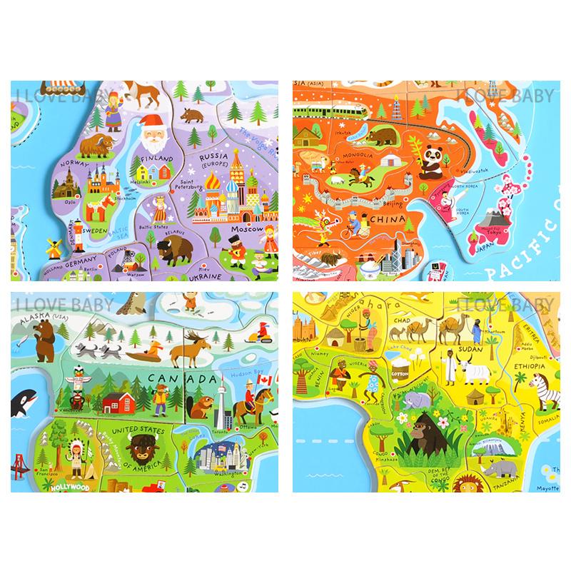 Janod（ジャノー） パズルワールドマップ 世界地図パズル JANOD