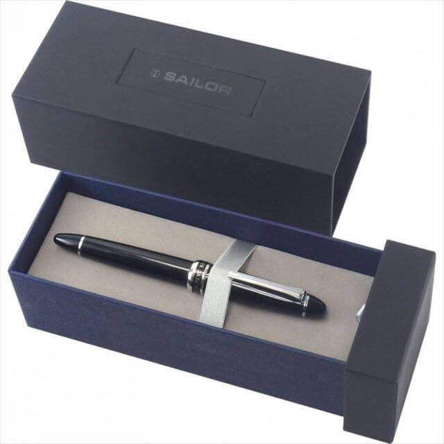 セーラー万年筆 長刀研ぎ シルバートリム NMF(中細字)/NM(中字)/NB