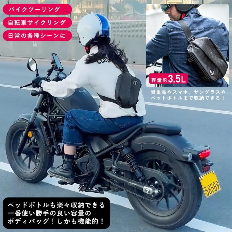 ボディバッグ ショルダーバッグ ウエストバッグ 自転車用ハンドル