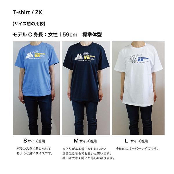 ミシュラン（MICHELIN） MICHELINオフィシャルTシャツ-ZX-(ホワイト