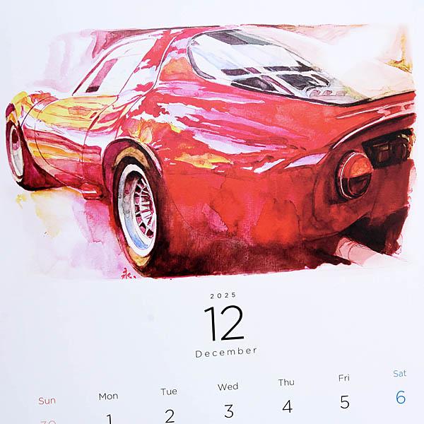 アルファロメオ（ALFA ROMEO） CAR GRAPHIC 2025カレンダー 25756