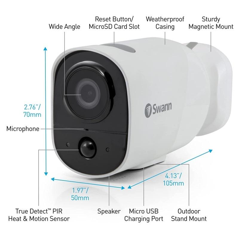 Swann Xtreem スワン セキュリティカメラ フルHD カメラ 2台セット