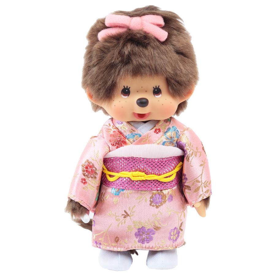 久月オリジナル お着物モンチッチ 女の子 ピンク IPM-17-Z : shopooo
