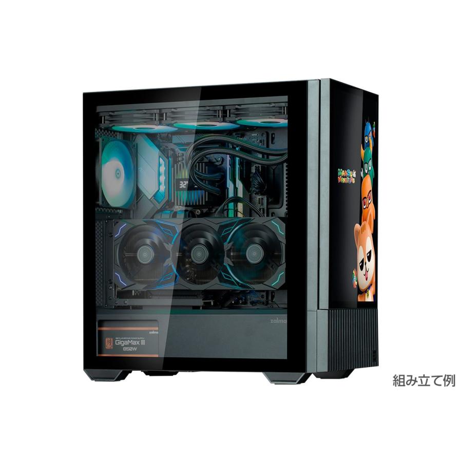 15.6型 フルHD ディスプレイ 搭載 ミドルタワー 型 PC ケース