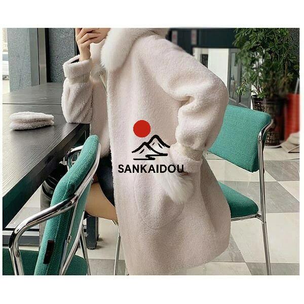 うさ耳 取り外し可 ボアコート リボン付き レディース おしゃれ フード