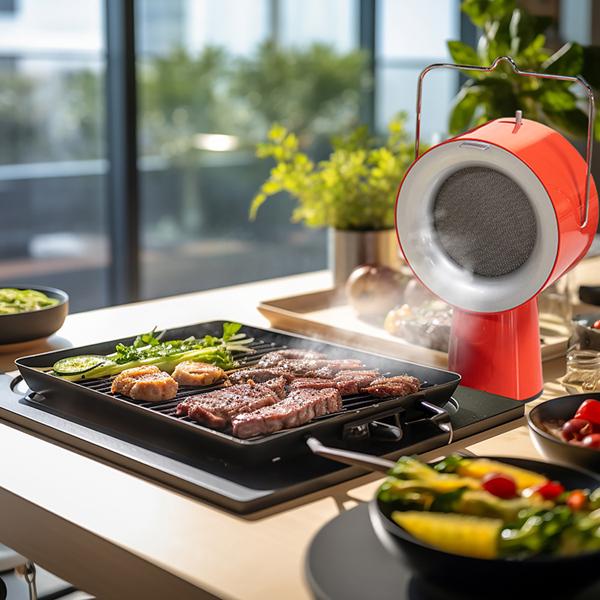 エアフード 卓上換気扇 持ち運べる換気扇 AirHood ポータブルレンジ