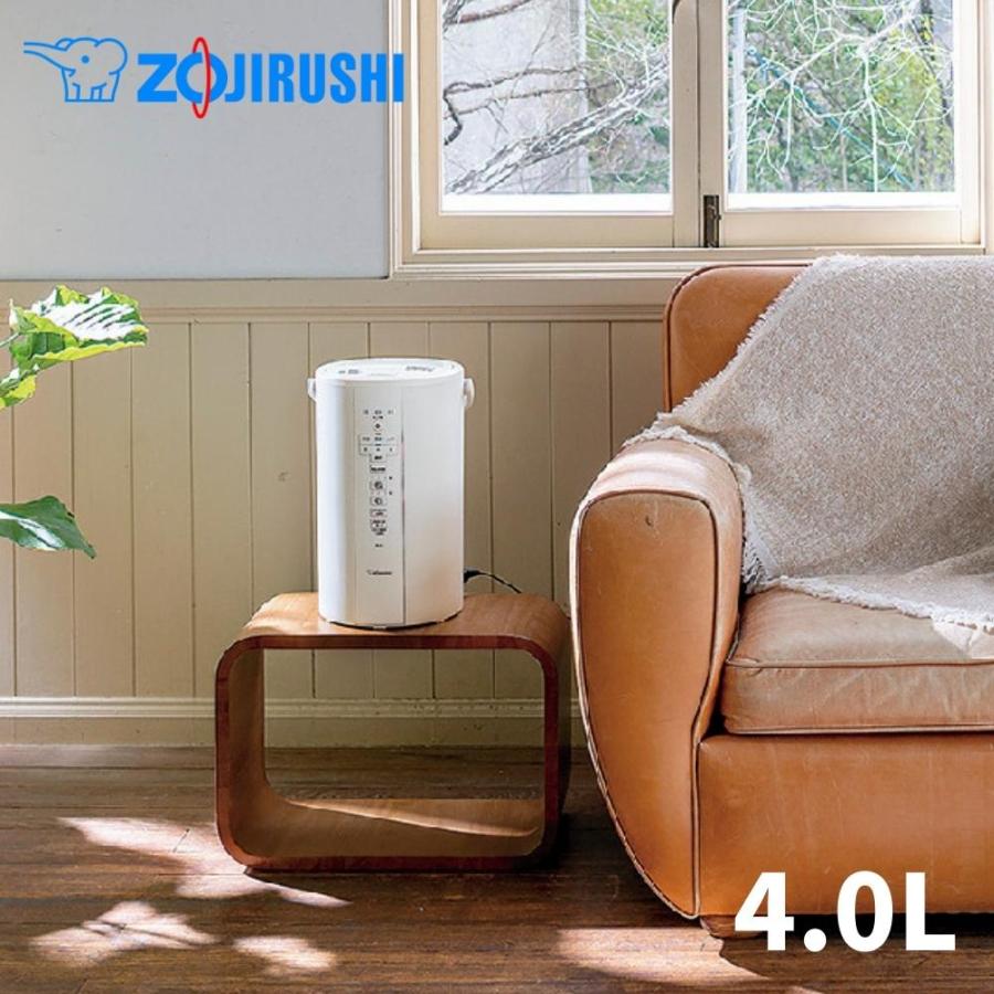 象印（ZOJIRUSHI） 加湿器 スチーム式 4.0L 8畳 6畳 EE-DC50 おしゃれ