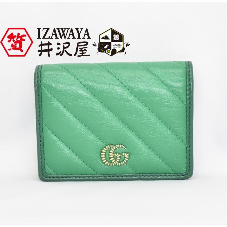 ✨未使用に近い✨ GUCCI ミニ財布 GGライン GG柄 マーモント 本物