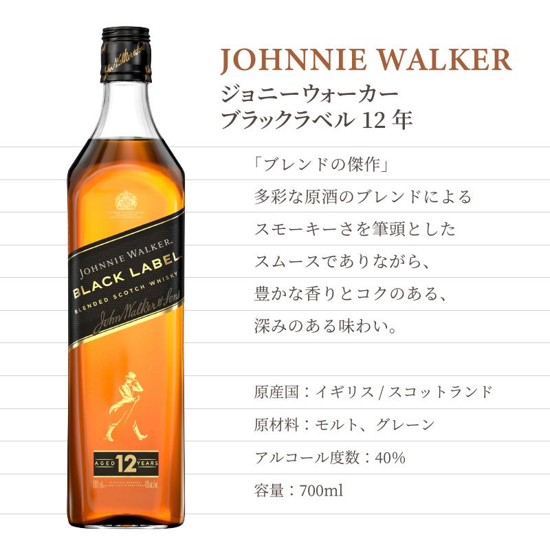 ジョニーウォーカー（JOHNNIE WALKER） スコッチウイスキー ブラック