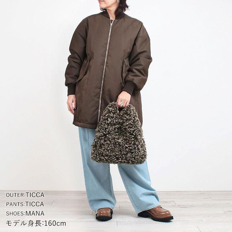 VIOLAd'ORO（ヴィオラドーロ） トートバッグ ファーバッグ エコファー