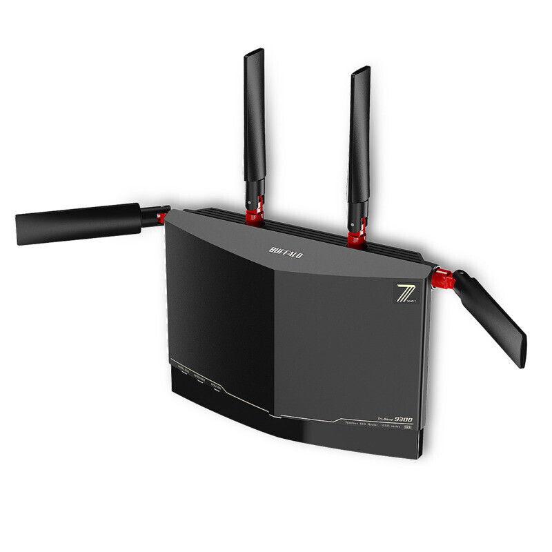 WXR9300BE6P ブラック AirStation Wi-Fi 7対応 トライバンド無線LAN