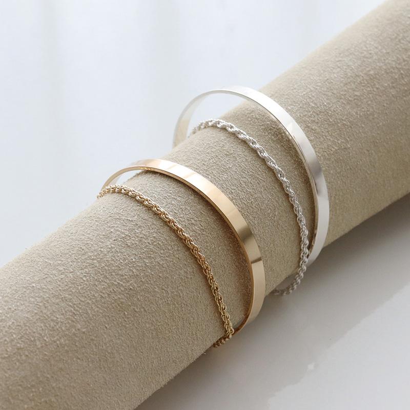 Jewel VOX ブレスレット バングル レディース ニッケルフリー 二連