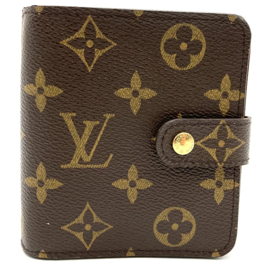 LOUIS VUITTON（ルイ・ヴィトン） 美品 M61667 コンパクトジップ 財布