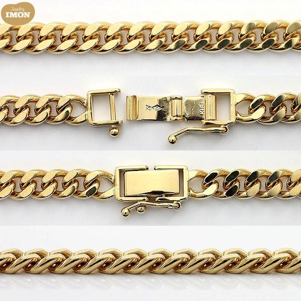 新品」18金 喜平 ブレスレット 2面 カット シングルK18 20g 20cm