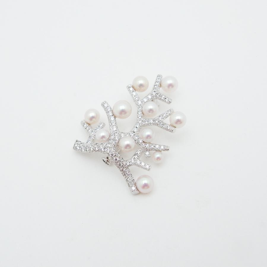 コウフクノキ ミキモト Kofuku no ki ブローチ アコヤ真珠