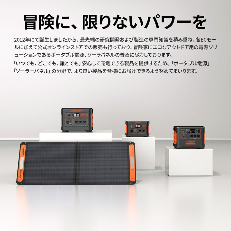 Jackery 【2/12 0:00まで 30%OFFクーポン】Jackery SolarSaga100