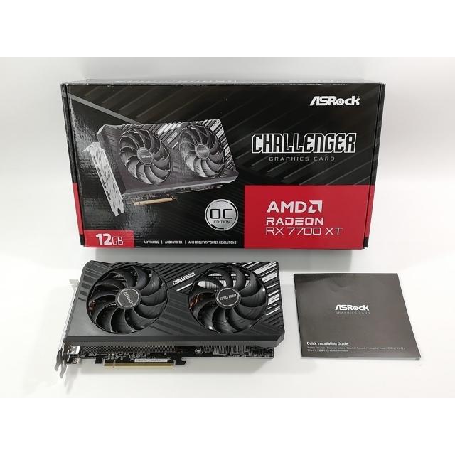 中古】ASRock Radeon RX 7700 XT Challenger 12GB OC RX7700XT/12GB