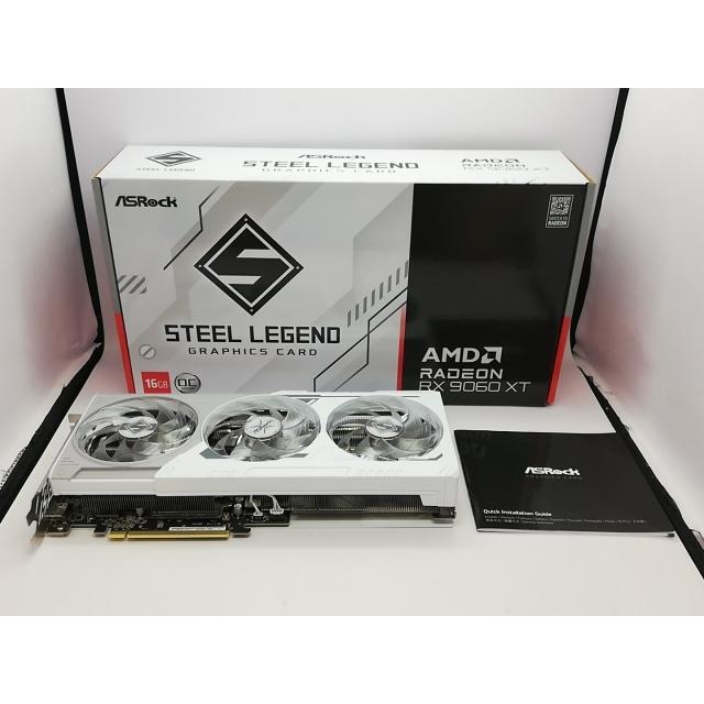中古】ASRock Radeon RX 9060 XT Steel Legend 16GB OC RX9060XT/16GB