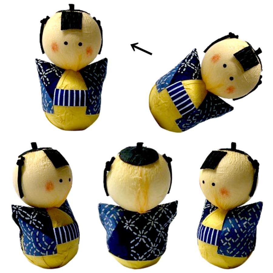 起き上がりこぼし人形 わらべ 男の子 童 日本製 可愛い おきあがり