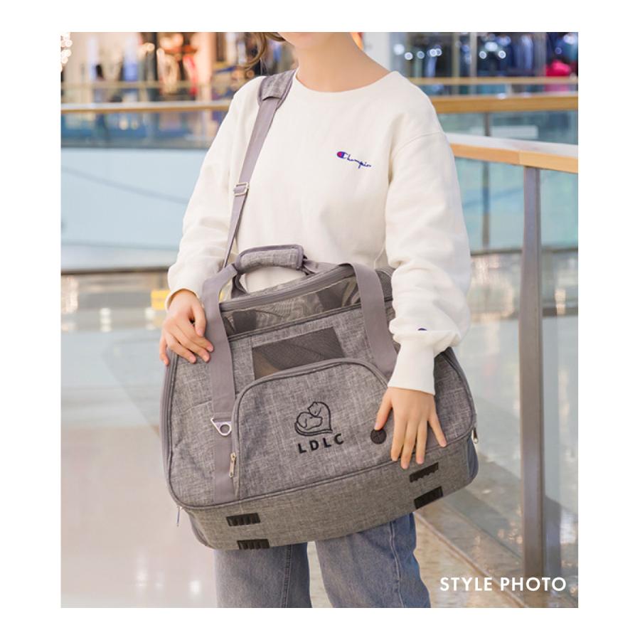 ペットキャリー 折りたたみ バッグ 2way ショルダー 旅行 避難 通院