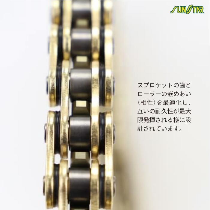 サンスター チェーン＆スプロケット 3点セット カワサキ ZX-14R