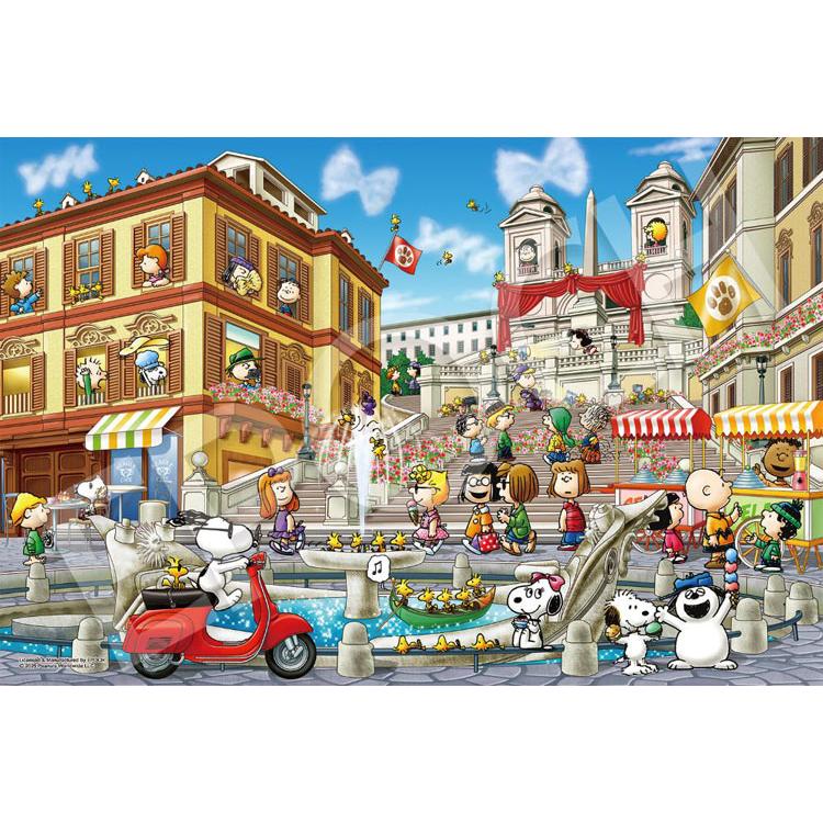 35年以上前◎スヌーピージグソーパズル1000P◎アポロ社トラベリング