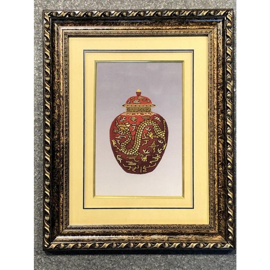 中国刺繍画 蘇州刺繍 花瓶立体刺繍 su101 : 実験工房 - 通販 - Yahoo