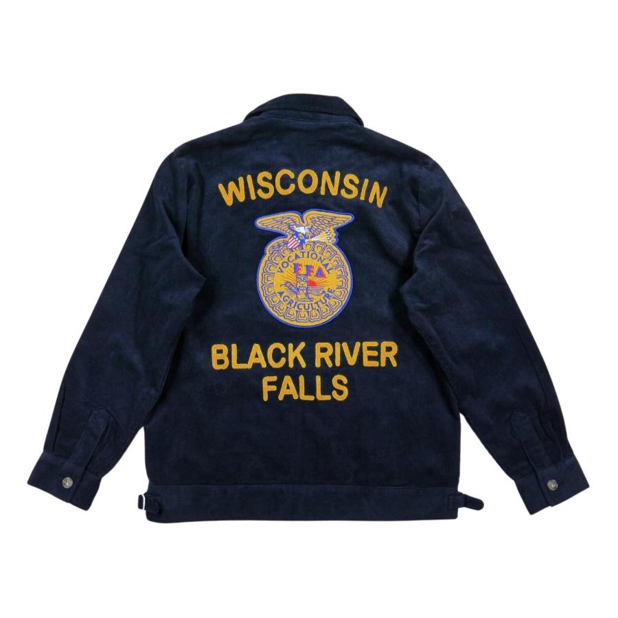 HOUSTON（ヒューストン） FFA チェーン刺繍 コーデュロイ ファーマーズ