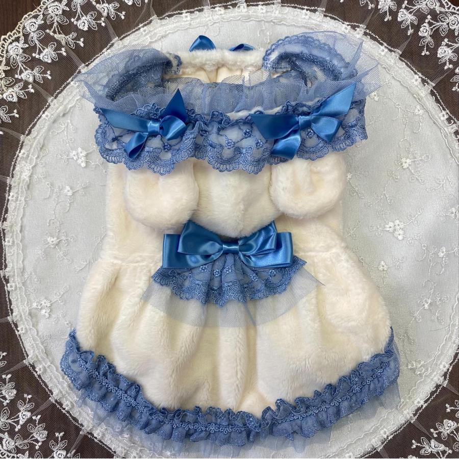 CanNana 秋冬【きゃんナナ】フリリーくま耳ボアワンピース SS-LLサイズ